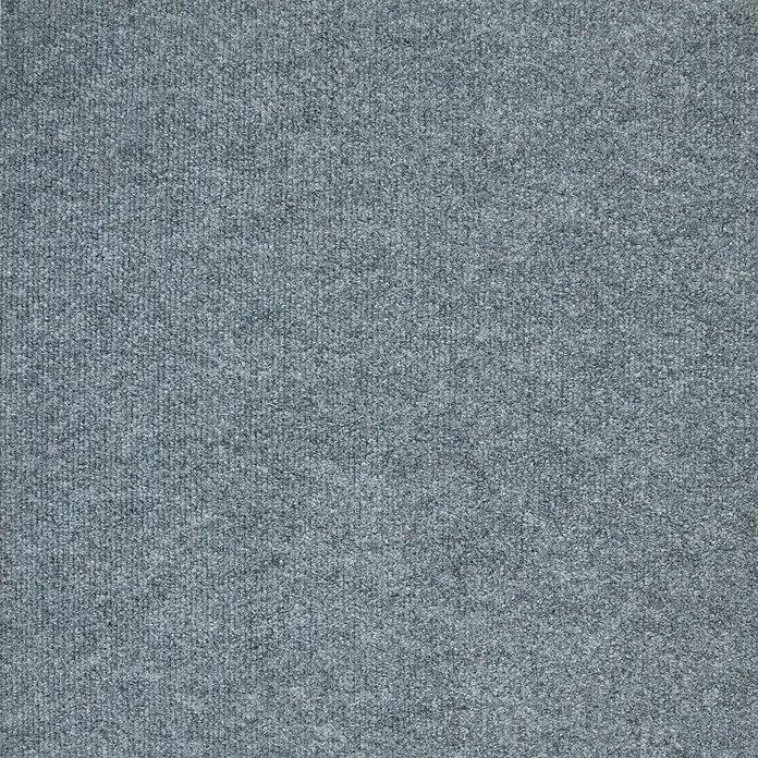 Bricoflor Teppichfliese - Breite: 50 cm, Nadelfilz, Polypropylen, grau - Grauer, strukturierter Teppich mit niedrigem Schlingenflor. Strapazierfähiger Bodenbelag.