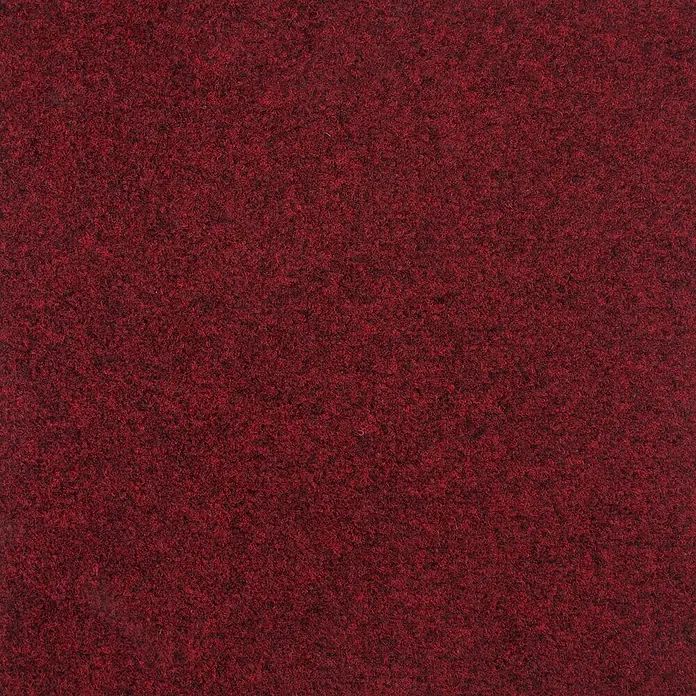 Bricoflor Teppichfliese - Breite: 50 cm, Nadelfilz, Polypropylen, rot - Tiefroter, fein strukturierter Filzstoff.