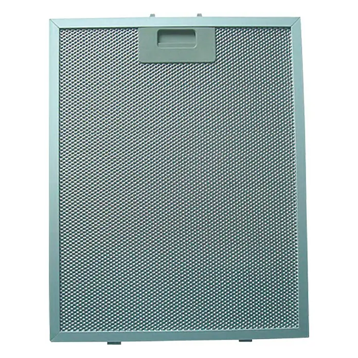 Respekta Fettfilter MIZ 2030 - Metall, 2 Stk., Passend für: Respekta Dunstabzugshaube CH 0120 IX - Produktabbildung eines Dunstabzugshaubenfilters, ideal um Ihre Küche sauber und fettfrei zu halten. Die regelmäßige Reinigung verlängert die Lebensdauer.