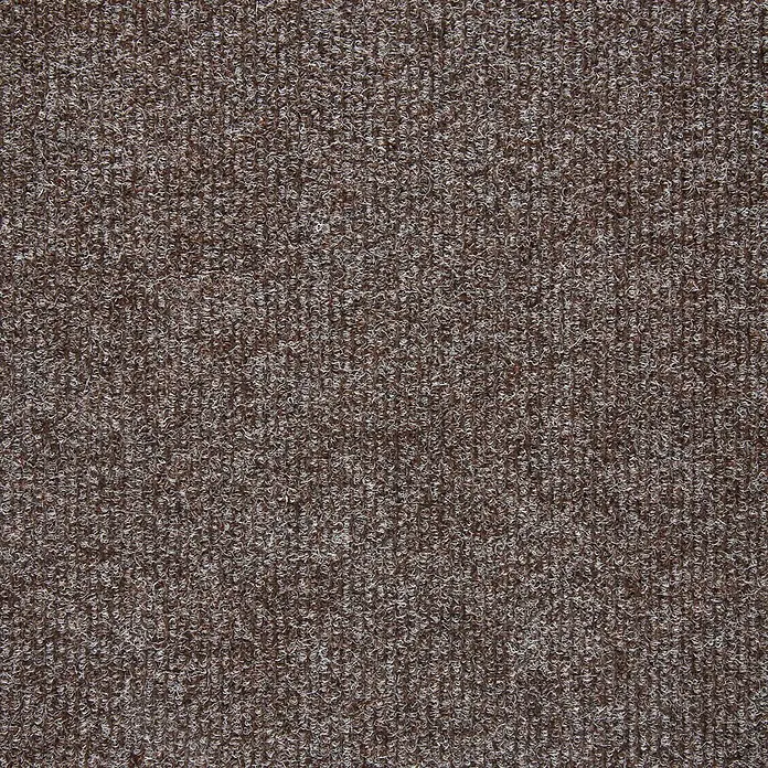 Selbstliegende Teppichfliesen in 50x50 cm Nadelfilz Teppich Fliesen ideal für Büro und Gewerbe Schatex Teppichbodenfliesen in Braun aus Nadelvlies -  - Melierte braune Teppich- oder Mattenstruktur, geeignet für starke Beanspruchung.