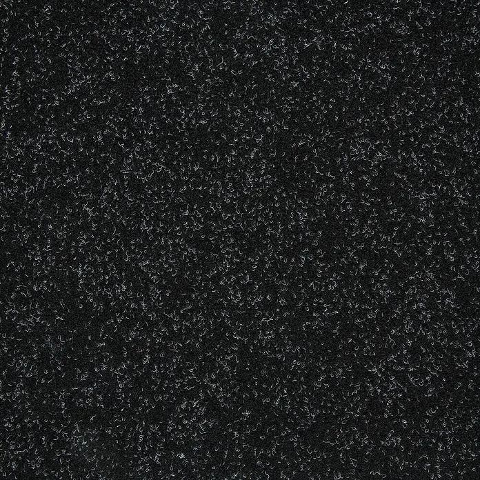 Bricoflor Teppichfliese - Breite: 50 cm, Nadelfilz, Polypropylen, schwarz - Dunkelgrauer Teppich mit feiner weißer und grauer gesprenkelter Textur.