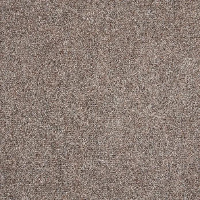 Bricoflor Teppichfliese - Breite: 50 cm, Nadelfilz, Polypropylen, braun - Brauner und beiger melierter Teppich mit robuster Schlingenstruktur.