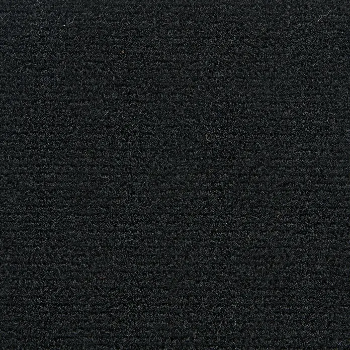 Bricoflor Teppichfliese - Breite: 50 cm, Nadelfilz, Polypropylen, schwarz - Schwarzer strukturierter Teppich oder Fußmatte.