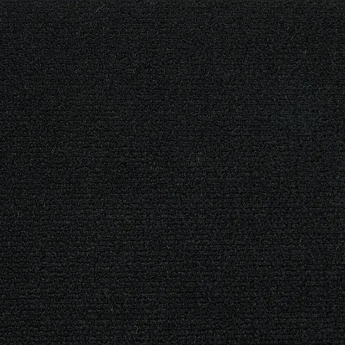 Bricoflor Teppichfliese - Breite: 50 cm, Nadelfilz, Polypropylen, schwarz - Dichter schwarzer strukturierter Teppichstoff.
