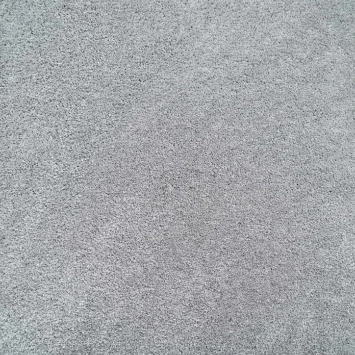 Bricoflor Teppichfliese - Breite: 50 cm, Velours, grau - Weicher grauer strukturierter Teppich.