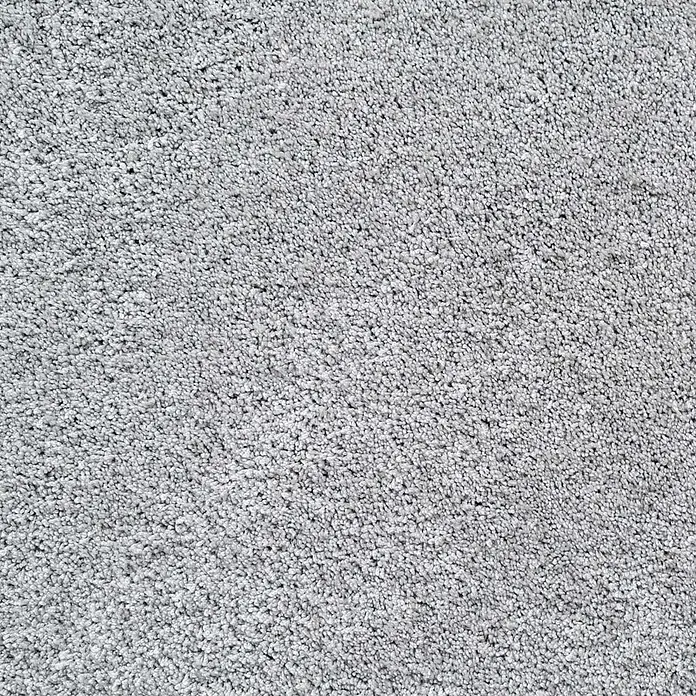 Bricoflor Teppichfliese - Breite: 50 cm, Velours, grau - Nahaufnahme eines weichen, strukturierten grauen Teppichs.