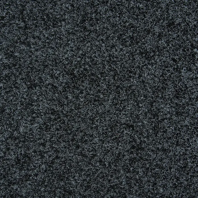 Bricoflor Teppichfliese - Breite: 50 cm, Nadelfilz, Polypropylen, grau - Dunkelgraue, genoppte Mattenstruktur, ideal zur Schmutzaufnahme.
