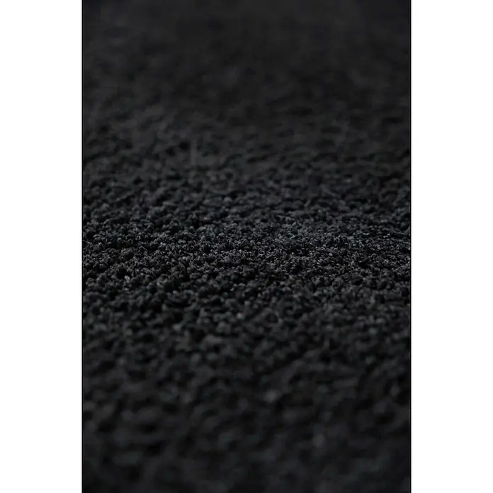 Bricoflor Teppichfliese - Breite: 50 cm, Velours, anthrazit - Dunkelgraue, zottelige Teppichstruktur.