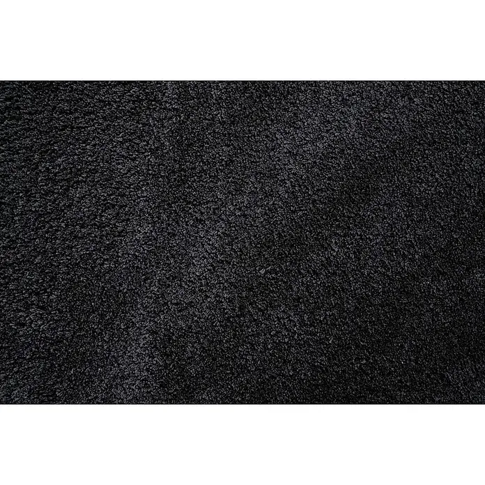 Bricoflor Teppichfliese - Breite: 50 cm, Velours, anthrazit - Dunkelgraue, zottelige Teppichstruktur.
