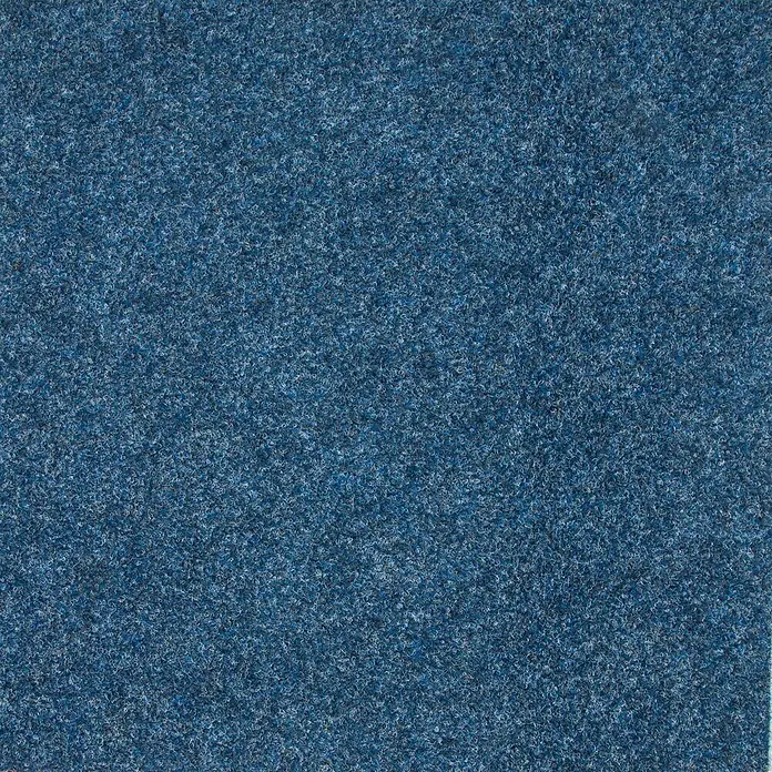 Bricoflor Teppichfliese - Breite: 50 cm, Nadelfilz, Polypropylen, blau - Blauer, melierter Stoff mit dichter, gefleckter Textur, geeignet für Teppiche oder Polster.
