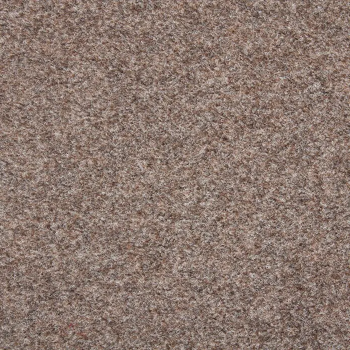 Bricoflor Teppichfliese - Breite: 50 cm, Nadelfilz, Polypropylen, beige - Strukturierter brauner Teppich mit helleren Sprenkeln.