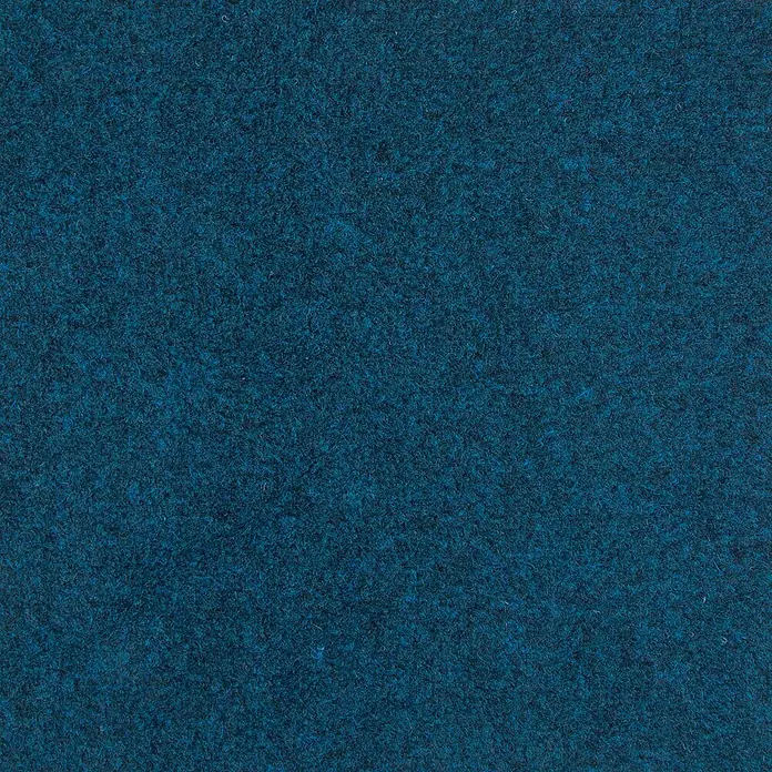 Bricoflor Teppichfliese - Breite: 50 cm, Nadelfilz, Polypropylen, blau - Dunkelblauer, melierter Filzstoff mit weicher, faseriger Textur.