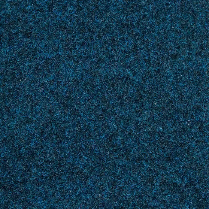 Bricoflor Teppichfliese - Breite: 50 cm, Nadelfilz, Polypropylen, blau - Strapazierfähiger dunkelblauer Schlingenflor-Teppich mit gesprenkelter Textur.