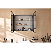 Camargue LED-Spiegelschrank Alumea (B x H: 80 x 68 cm, Anthrazit) | BAUHAUS