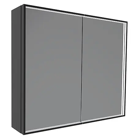 Camargue  LED-Spiegelschrank Alumea