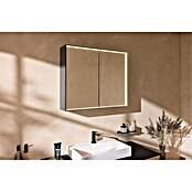 Camargue LED-Spiegelschrank Alumea (B x H: 80 x 68 cm, Anthrazit) | BAUHAUS