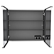 Camargue LED-Spiegelschrank Alumea (B x H: 80 x 68 cm, Anthrazit) | BAUHAUS