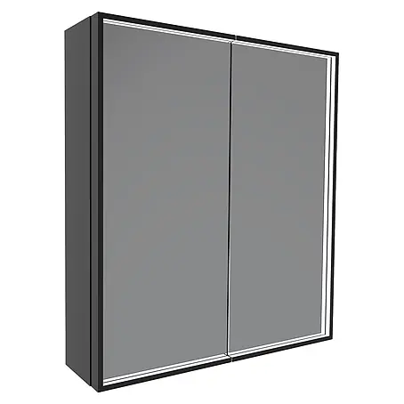 Camargue  LED-Spiegelschrank Alumea