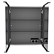 Camargue LED-Spiegelschrank Alumea (B x H: 60 x 68 cm, Anthrazit) | BAUHAUS