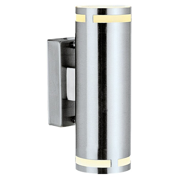 Starlux Außenwandleuchte Torsby (2-flammig, Silber, GU10)