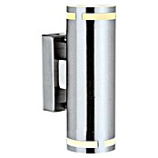 Starlux Außenwandleuchte Torsby (2-flammig, Silber, GU10)