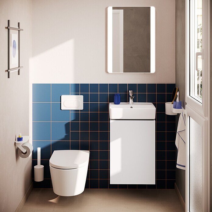 Hansgrohe Wastafelonderkast Xilesa E 430/330 (l x b x h: 33 x 43 x 62 cm, Wit) | BAUHAUS