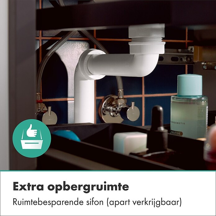 Hansgrohe Wastafelonderkast Xilesa E 430/330 (l x b x h: 33 x 43 x 62 cm, Sand Matt Beige) | BAUHAUS