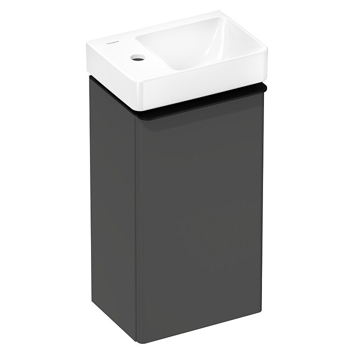 Hansgrohe Badmeubelset Xelu Q 340/245 (l x b x h: 26,5 x 36 x 69,5 cm, Diamond Matt Grey) | BAUHAUS