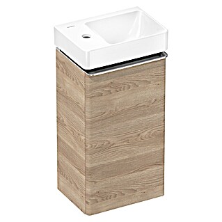 Hansgrohe Badmeubelset Xelu Q 340/245 (l x b x h: 26,5 x 36 x 69,5 cm, Natural Oak)