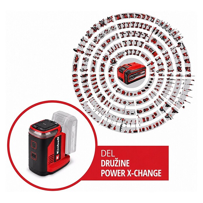 Einhell Power X-Change 18V Akumulatorska energetska postaja TE-ES 18/150/1 Li-C-Solo  (18 V, Brez baterije) | Akumulatorji in polnilniki | Dodatna oprema za stroje | Orodja in stroji | Izdelki | BAUHAUS