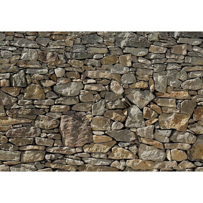 Komar Imagine Edition 3 - Stories Fototapete Stone Wall (8-tlg., 368 x 254 cm)