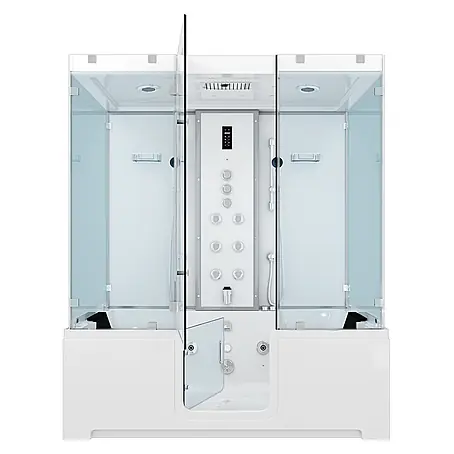 AcquaVapore  Komplettdusche Dampfdusche K88-WS-TH-B-EC-SC
