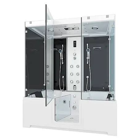 AcquaVapore  Komplettdusche Dampfdusche K88-SW-EH-A-EC-SC