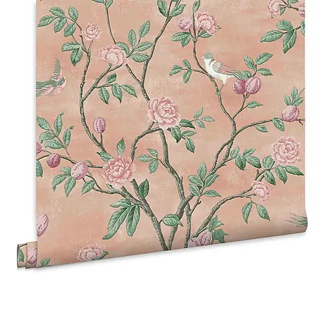 Laura Ashley  Vliestapete Hagebuttenspur