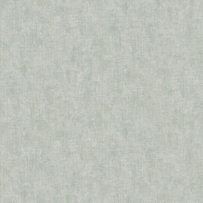 Laura Ashley Vliestapete Einfarbig - Grün, Uni, 1.000 x 52 cm - Hellgraue Textur mit subtilem Webmuster.