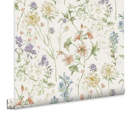 Laura Ashley  Vliestapete Vliestapete Wildwiese