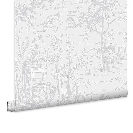 Laura Ashley  Vliestapete Toile de Jouy