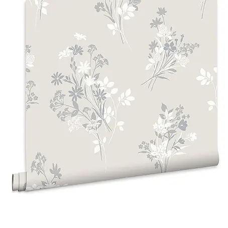 Laura Ashley  Vliestapete Igerna Wiesenkerbel