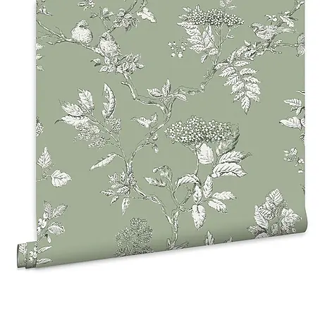 Laura Ashley  Vliestapete Vliestapete Elderwood