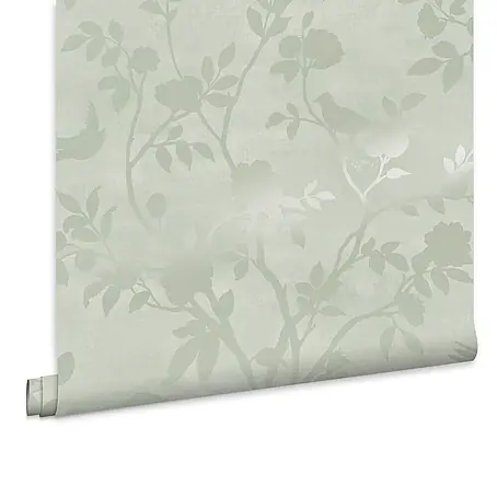 Laura Ashley  Vliestapete Hagebuttenspur