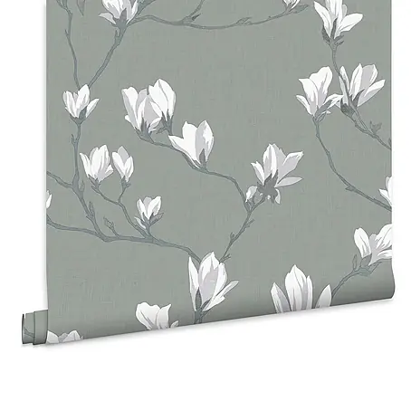 Laura Ashley  Vliestapete Magnolienhain