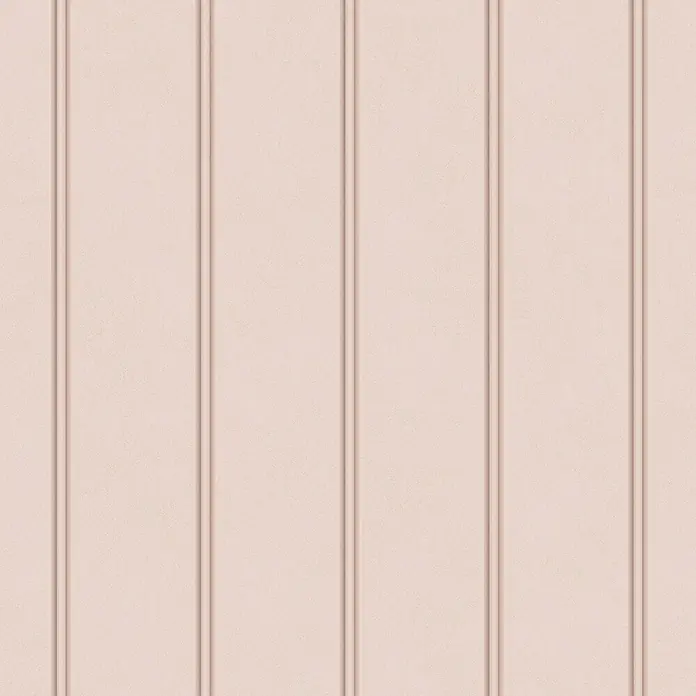 Laura Ashley Vliestapete Vliestapete Holzvertäfelung - Rosa, Streifen, 10 x 0,52 m - Hellrosa strukturierte Tapete mit feinen vertikalen Linien.