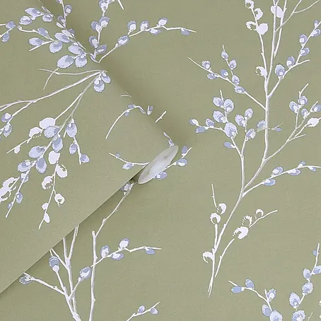 Laura Ashley  Vliestapete Weidenkätzchen