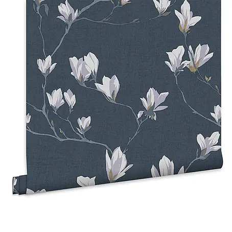 Laura Ashley  Vliestapete Magnolienhain