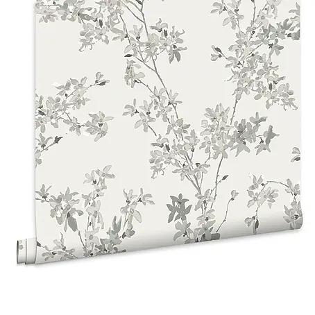 Laura Ashley  Vliestapete Forstyhia Blumen