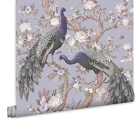 Laura Ashley  Vliestapete Vliestapete Belvedere Pfau