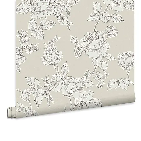 Laura Ashley  Vliestapete Pollington Rosen
