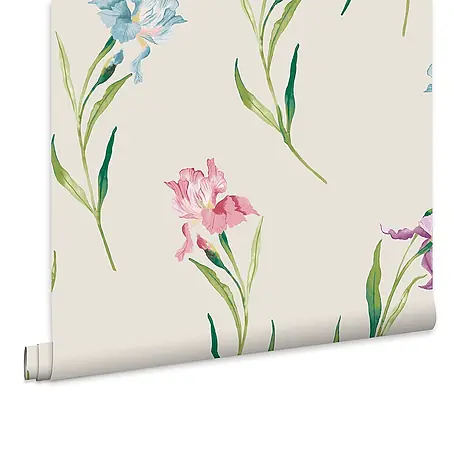 Laura Ashley  Vliestapete Irisblüten