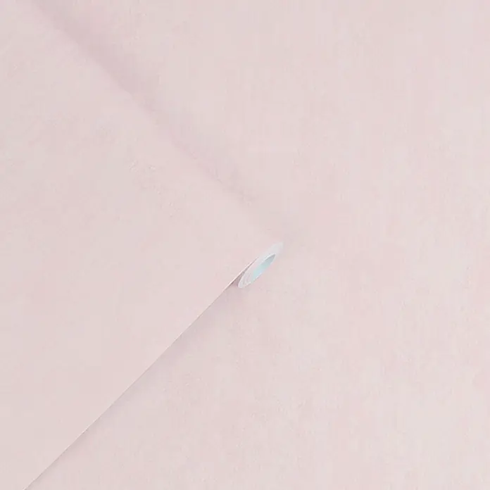 Laura Ashley Vliestapete Vliestapete Whinfell - Rosa, Uni - Rolle aus hellrosa Tapete mit einer subtilen, strukturierten Oberfläche.