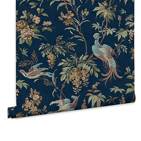Laura Ashley  Vliestapete Attleton Blume